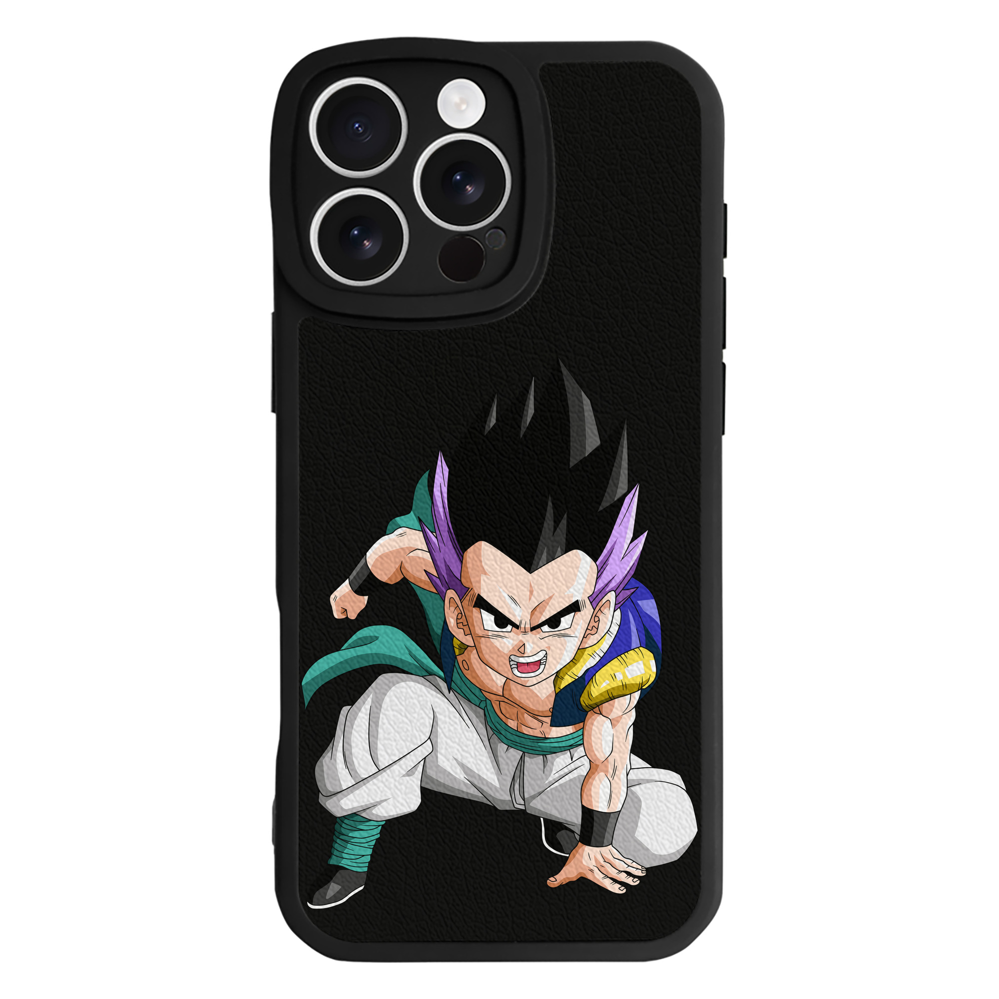 （画像用） ドラゴンボール 孫 悟飯（そんごはん）DRAGON BALL Son Gohan 【iPhone 16シリーズ対応】シリコンスマホケース（レザー調） 材質：シリコン